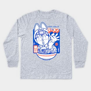 Arale dr slump ramen Kids Long Sleeve T-Shirt